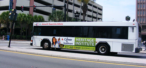 Business Billboard Advertising bus ad advertising